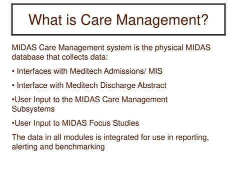 midas quality reporting system|Midas Care Management .